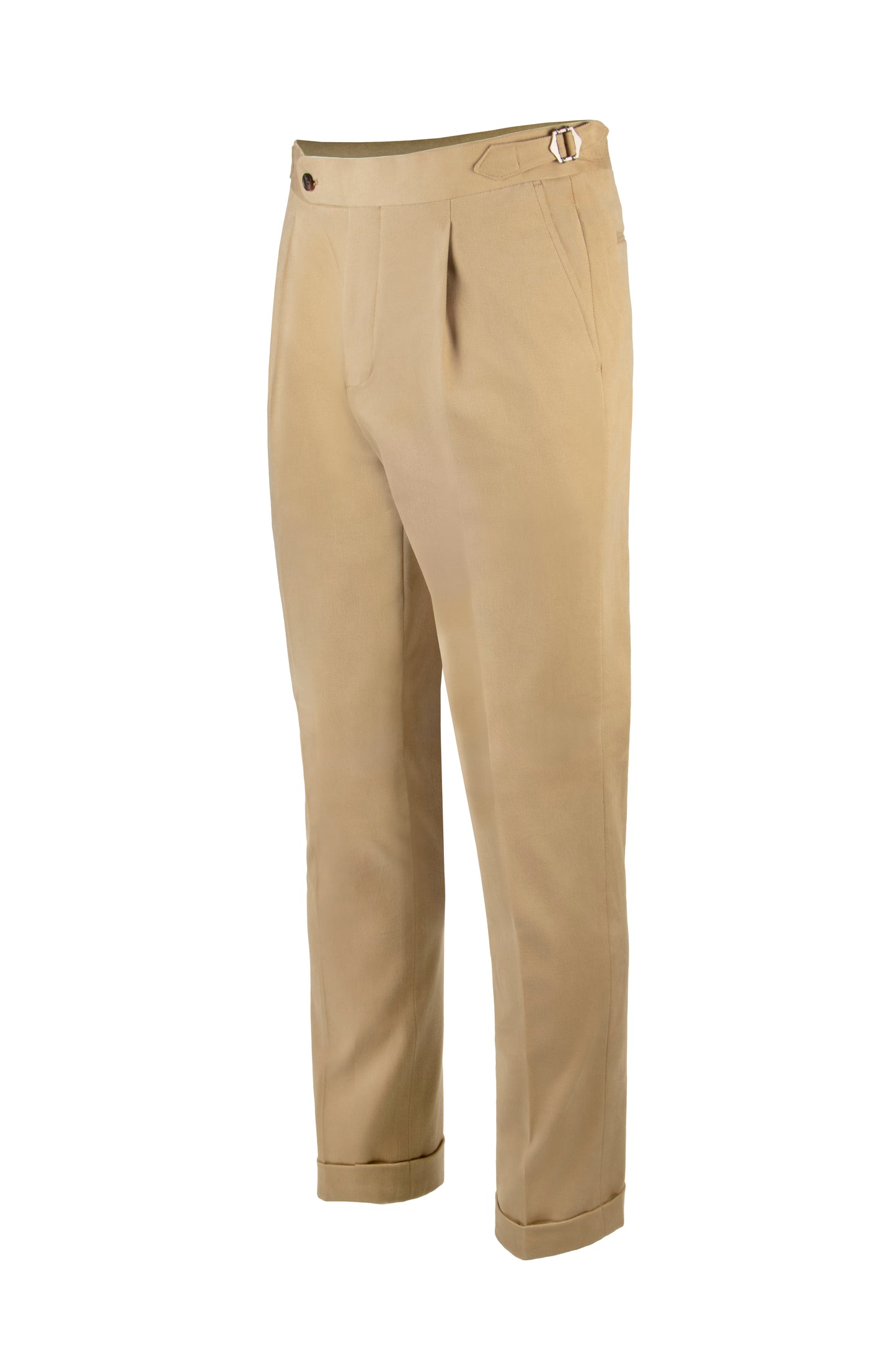 Rembrandt Evans Brushed Cotton Trouser Beige