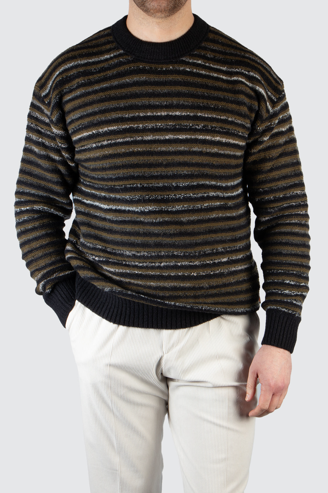 Hugo Boss Aturn Knit Top Black