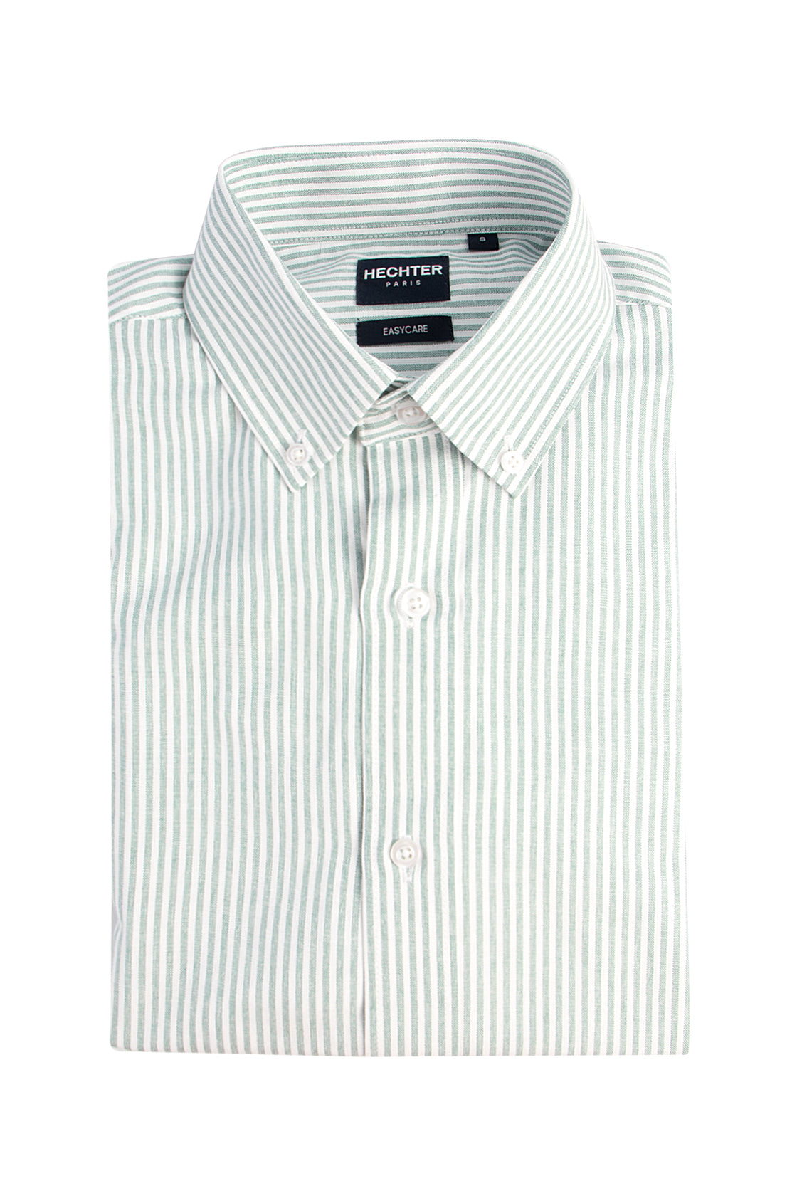 Daniel Hechter BD Oxford Shirt Green Stripe