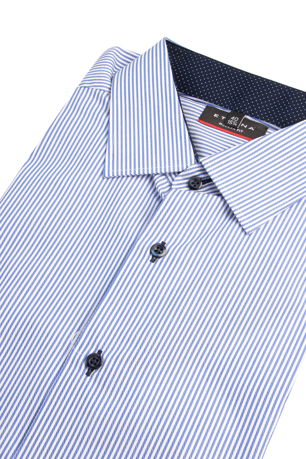 Eterna X14P Business Shirt Blue Stripe
