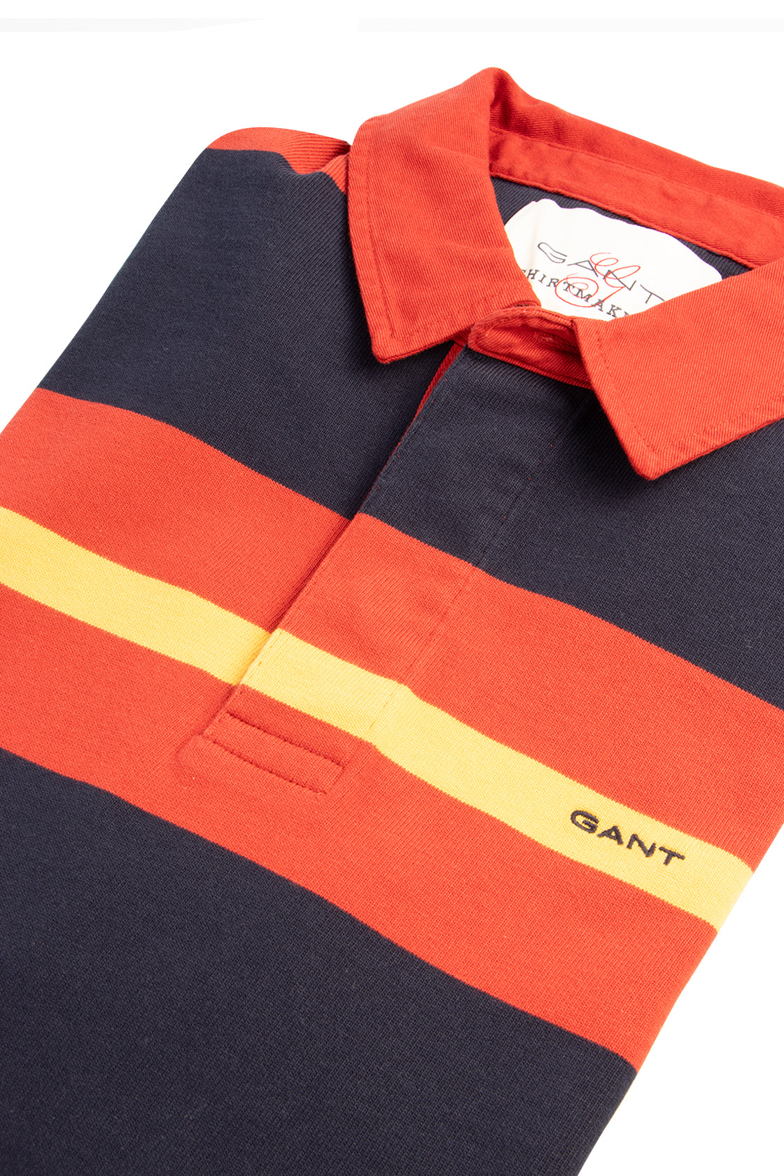 Gant Multistripe Heavy Rugger Iron Red