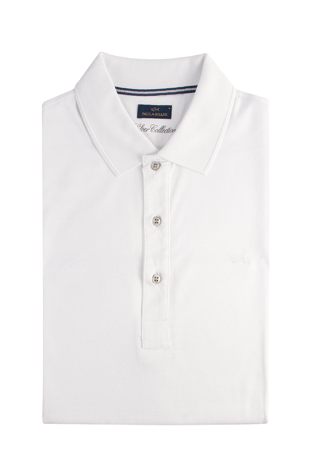 Paul & Shark SS Polo Fine Cotton White