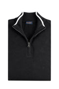 Paul & Shark LS 1/4 Zip Sweater Silk/Cot Navy