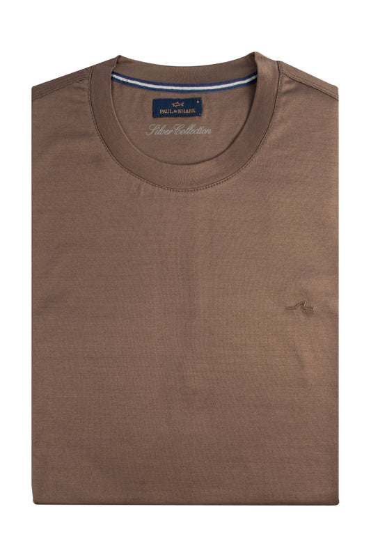 Paul & Shark SS T-Shirt Fine Cotton Taupe