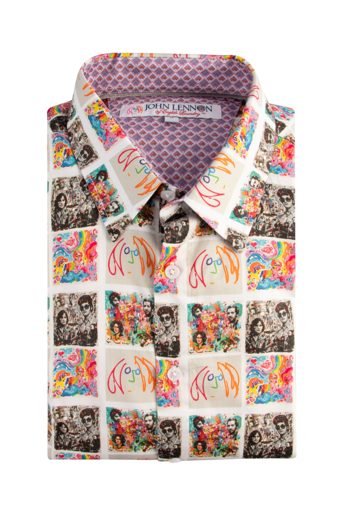 john lennon dress shirts by English Laundry Button Front Shirt Small Multicolor Long Sleeve For example John Lennon | Shirts |