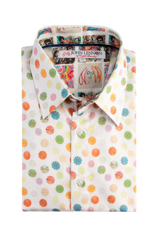 John Lennon Preston LS Shirt White