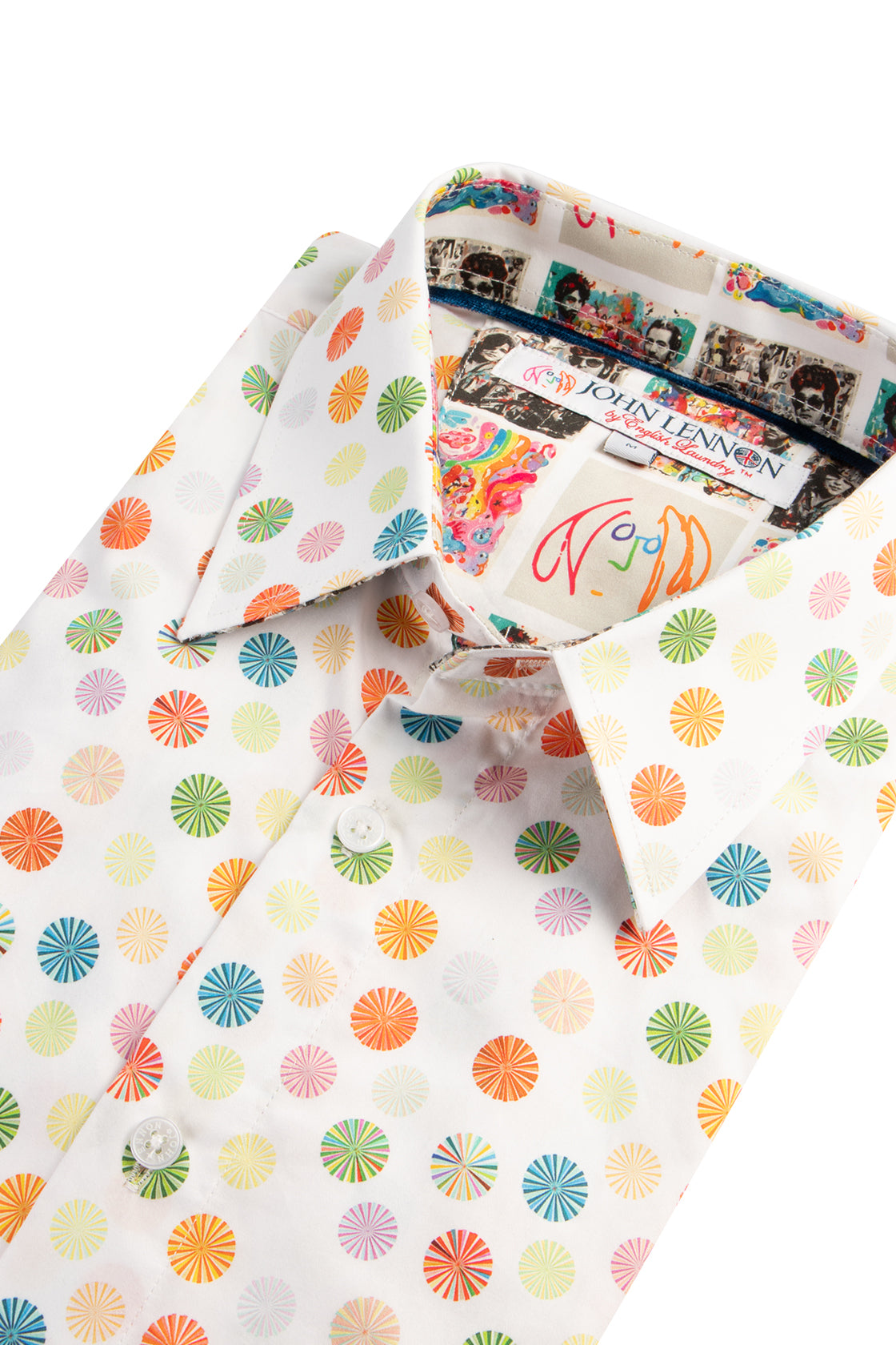 John Lennon Preston LS Shirt White