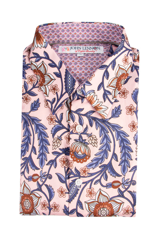 John Lennon Cradley LS Shirt Pink