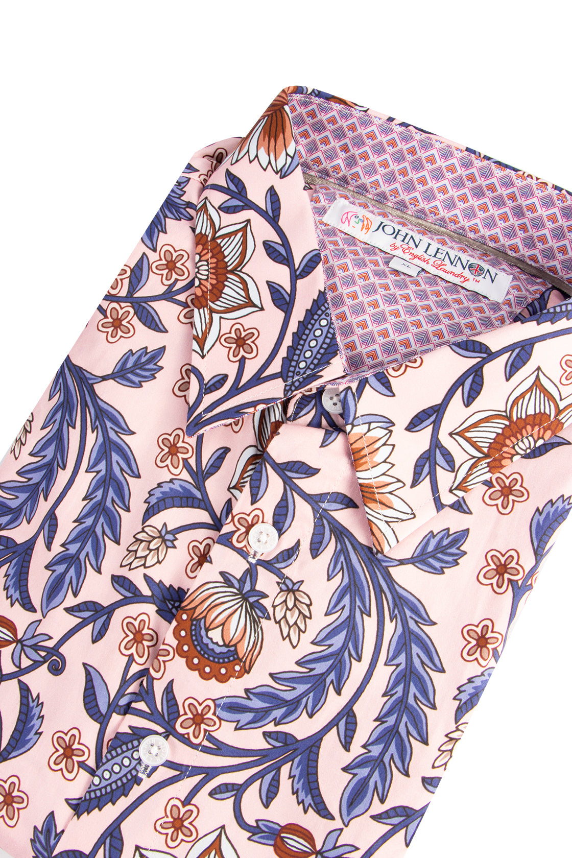 John Lennon Cradley LS Shirt Pink