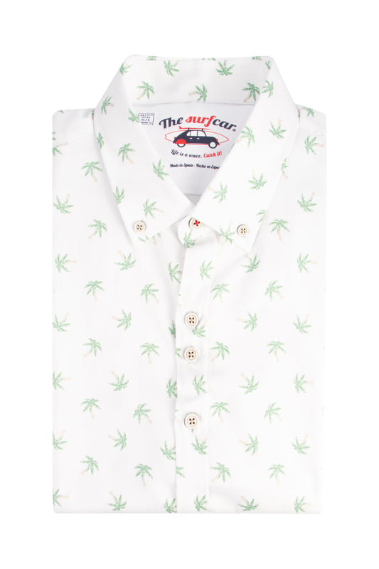 The Surf Car Palms SFaro SS Shirt Green