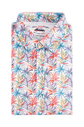 The Surf Car Leaves SLisbo LS Shirt Red/Blue