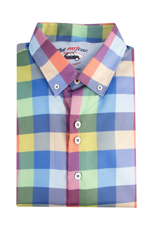 The Surf Car Check SLisbo LS Shirt Multi