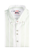 The Surf Car Stripe SLisbo LS Shirt Green