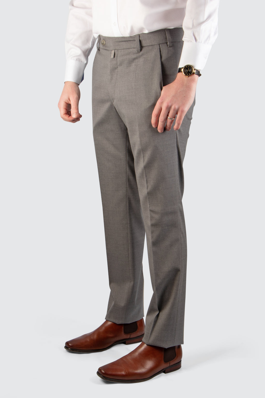 Meyer Bonn Wool Mix Business Trouser 34L Charcoal