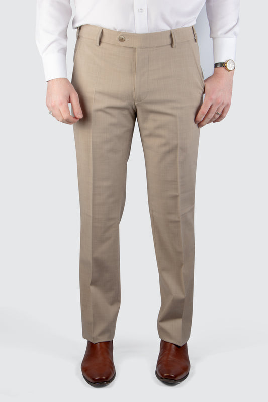 Meyer Roma Wool Mix Business Trouser 34L Beige
