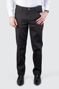 Brax Cadiz 5pkt Linen Pant 34L Black