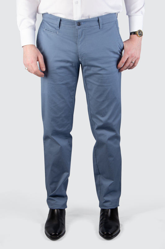 Brax Fabio Cotton Trouser 34L Storm