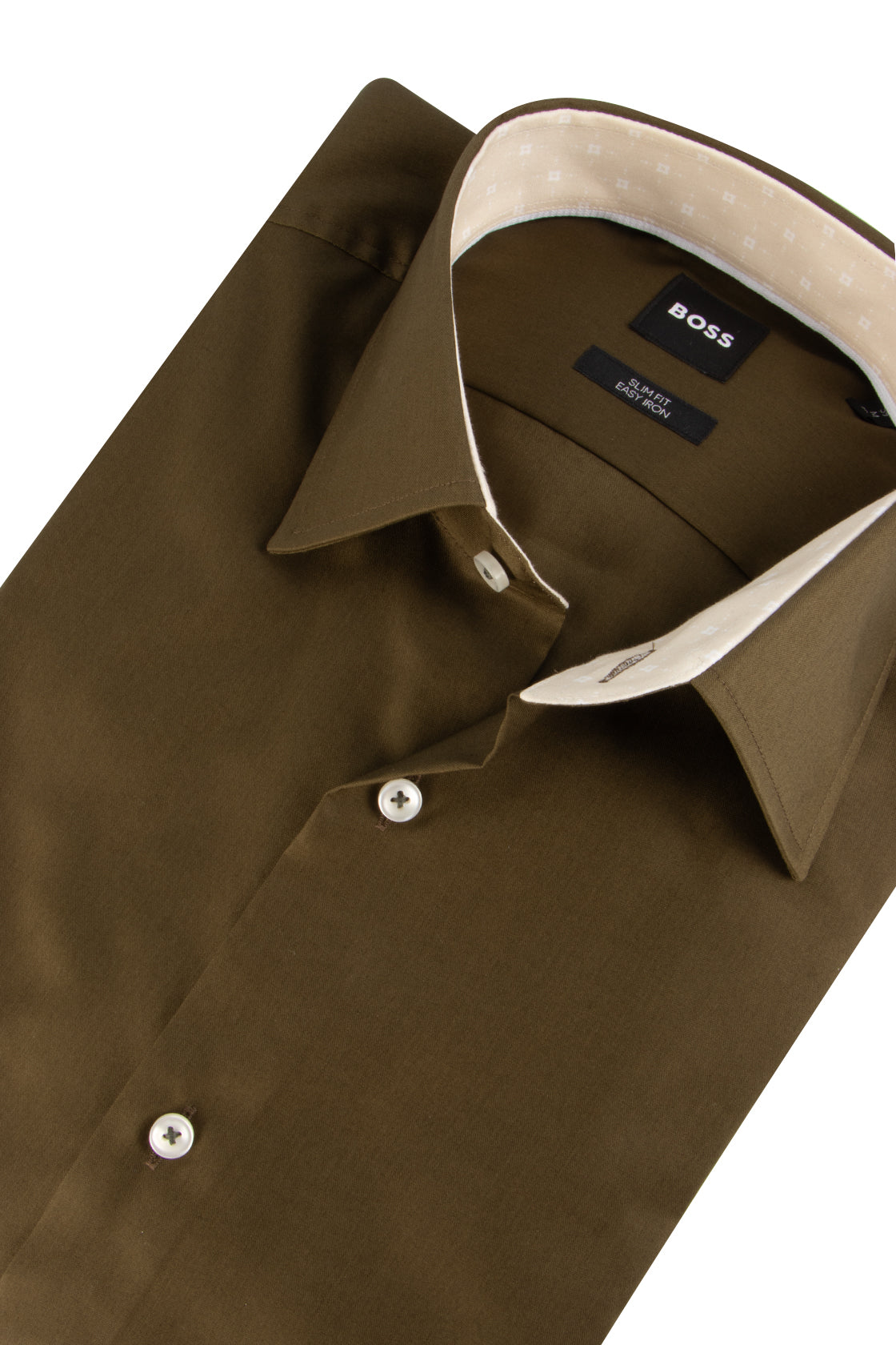Hugo Boss H-Hank Kent Slim Shirt Dark Green
