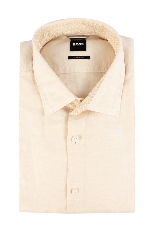 Hugo Boss C-Hal Kent Casual Shirt Open White