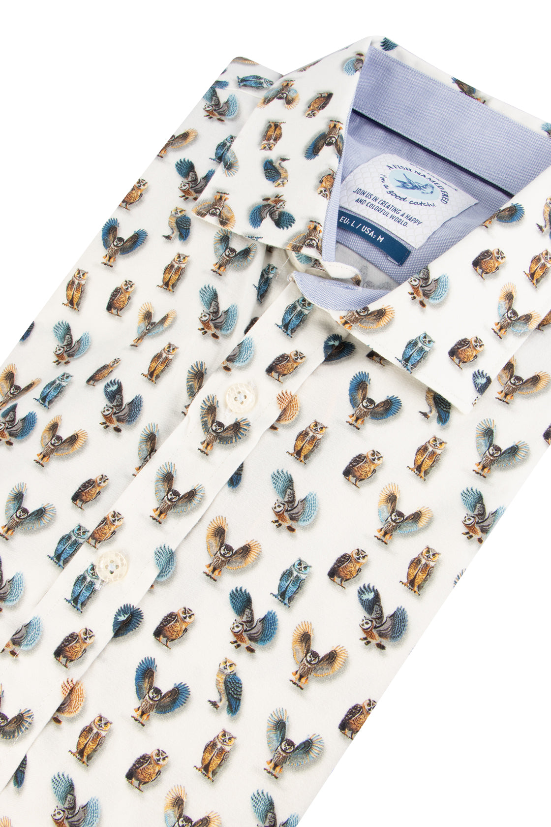 A Fish Named Fred Owls Shirt Offwhite