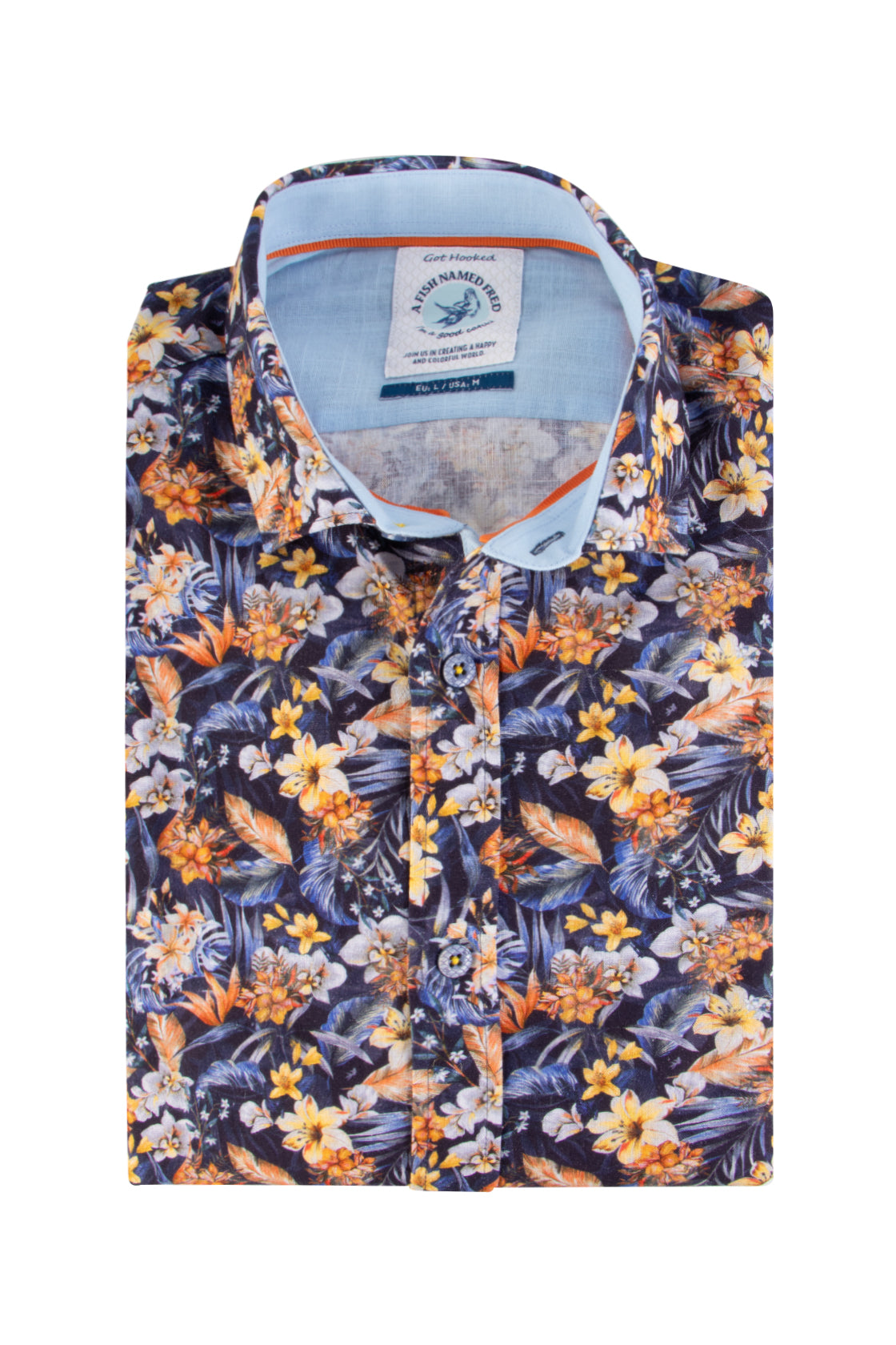 A Fish Named Fred LS Casual Shirt Floral