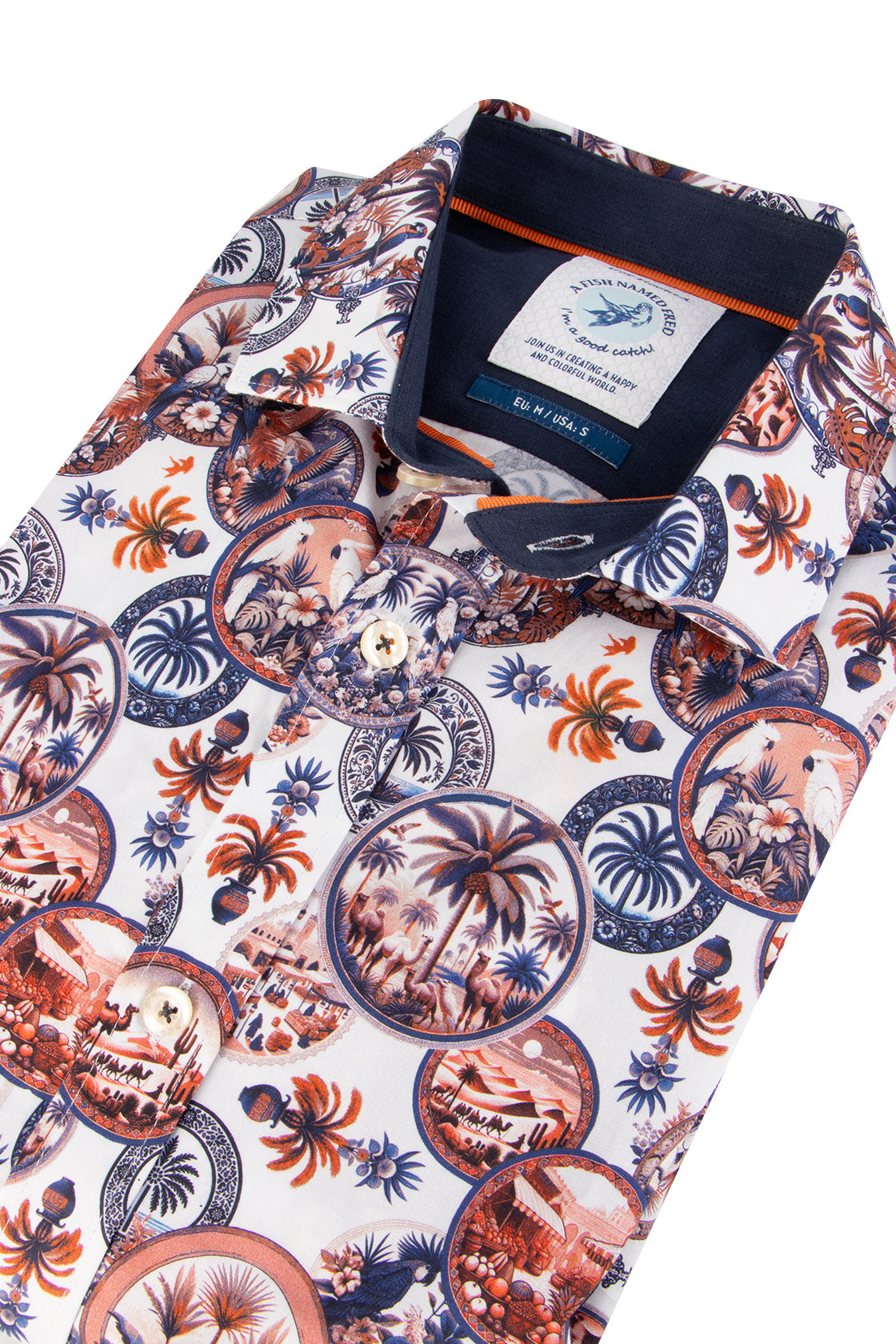 A Fish Named Fred LS Casual Shirt Desert