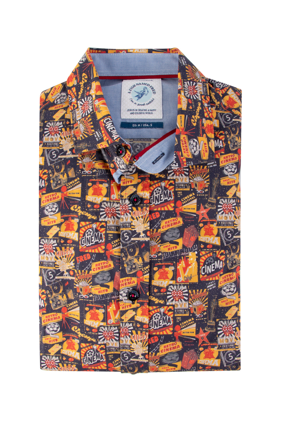 A Fish Named Fred Cinema Shirt Yellow