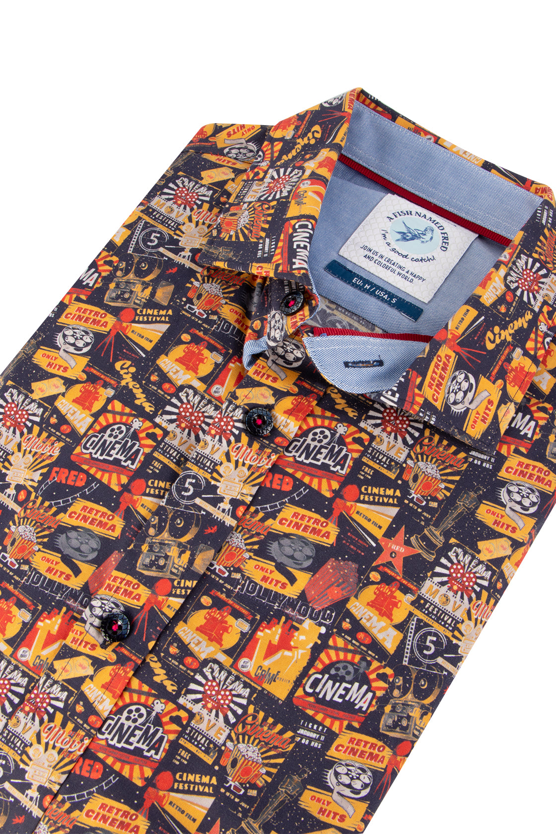 A Fish Named Fred Cinema Shirt Yellow