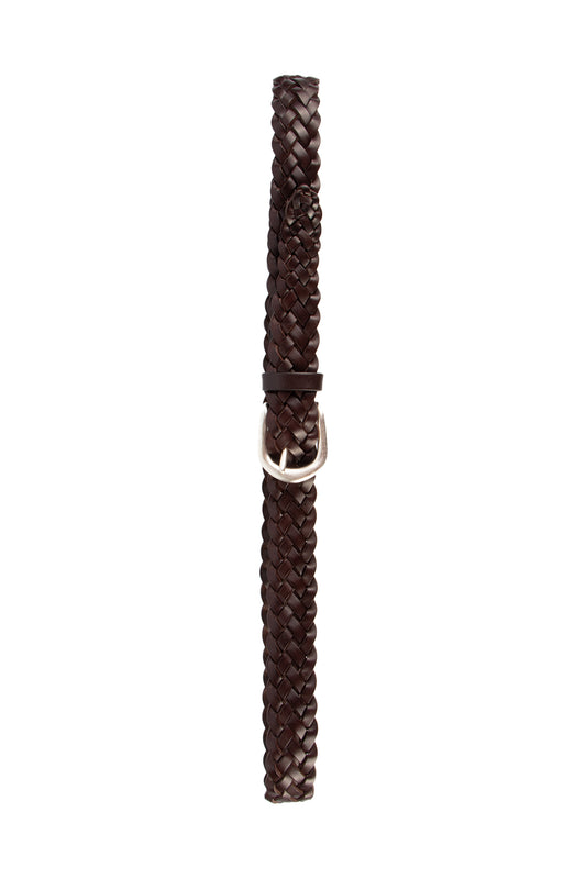 Anderson's Slim Leather Belt P1410 Dark Brown