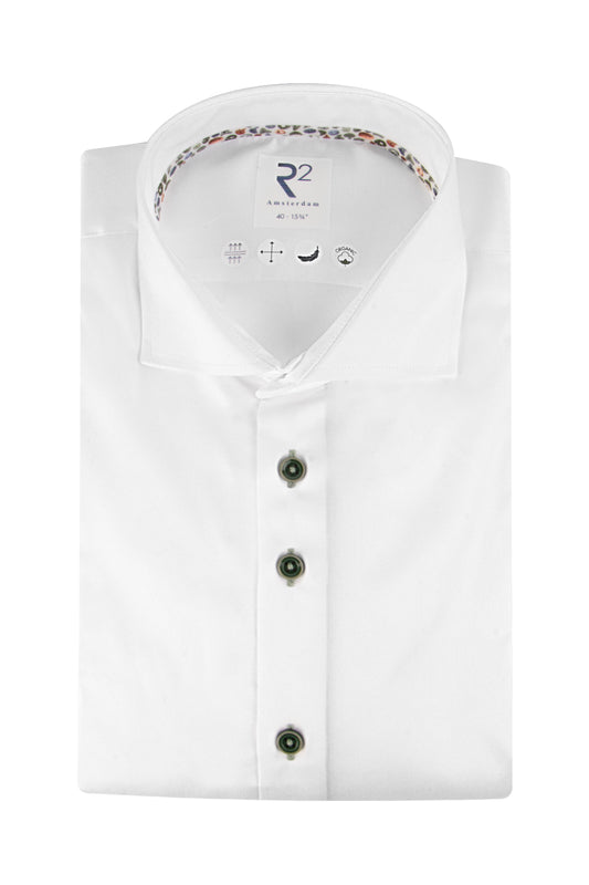 R2 Amsterdam Widespread Twill Shirt White