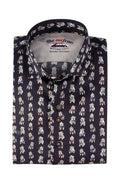 The Surf Car Bulldogs with Hats Shirt Navy