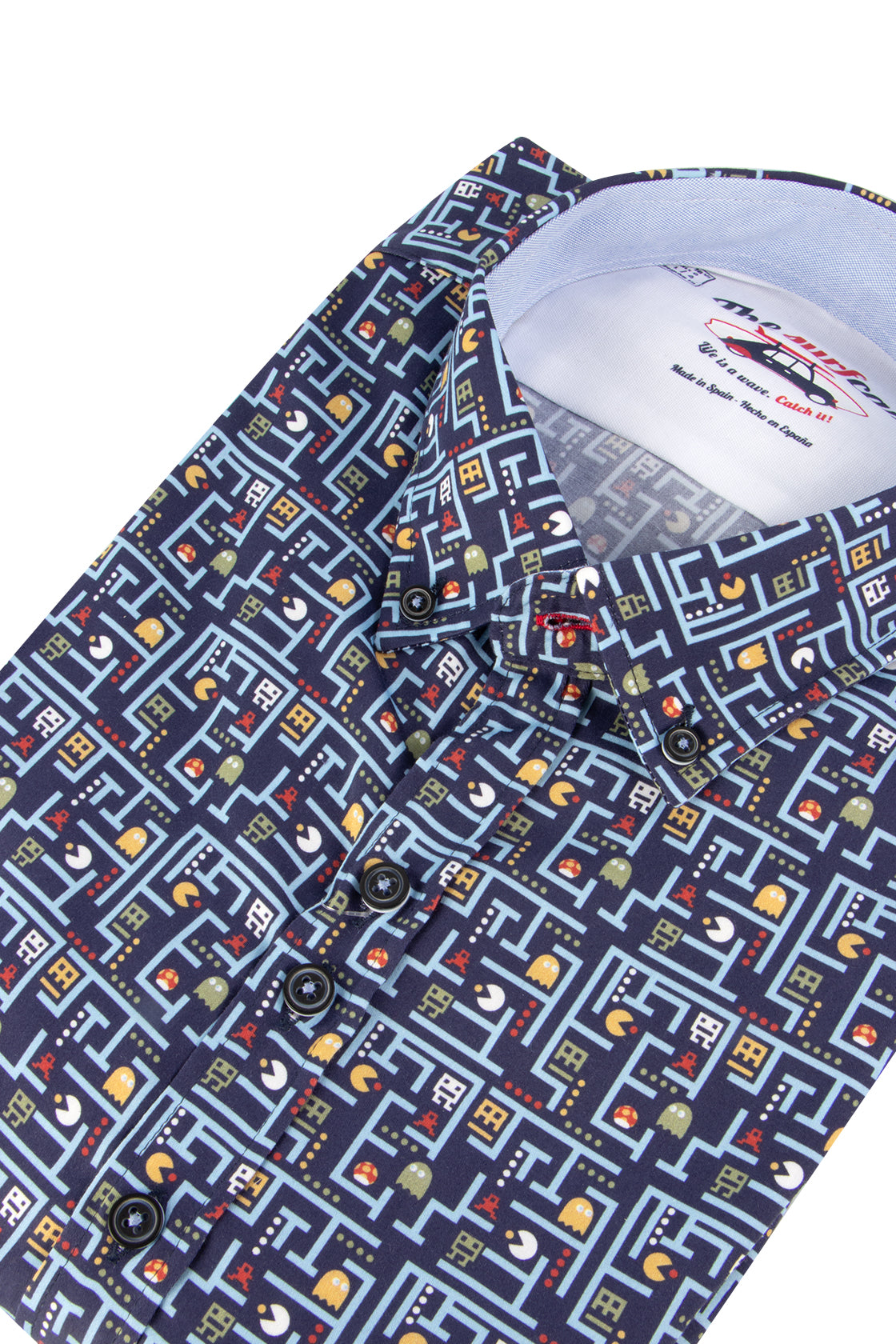 The Surf Car Pac Man Shirt Blue/Black