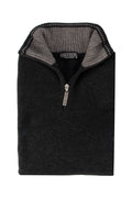 Noble Wilde Mt Tasman II 1/4 Zip Sweater Charcoal/Shale