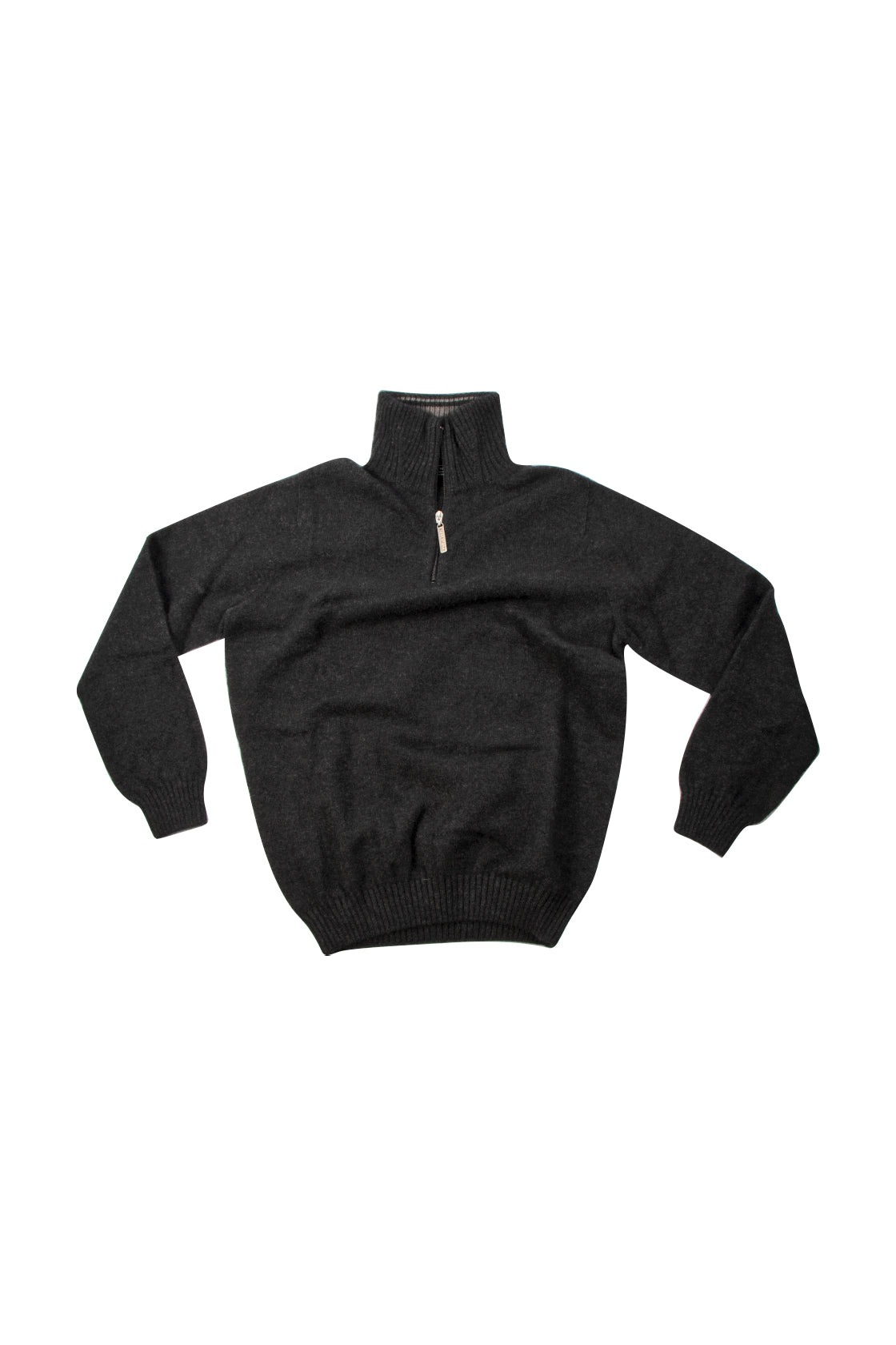 Noble Wilde Mt Tasman II 1/4 Zip Sweater Charcoal/Shale
