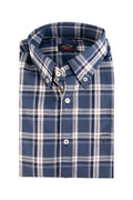 Paul & Shark LS Country Check Shirt Blue/Brown