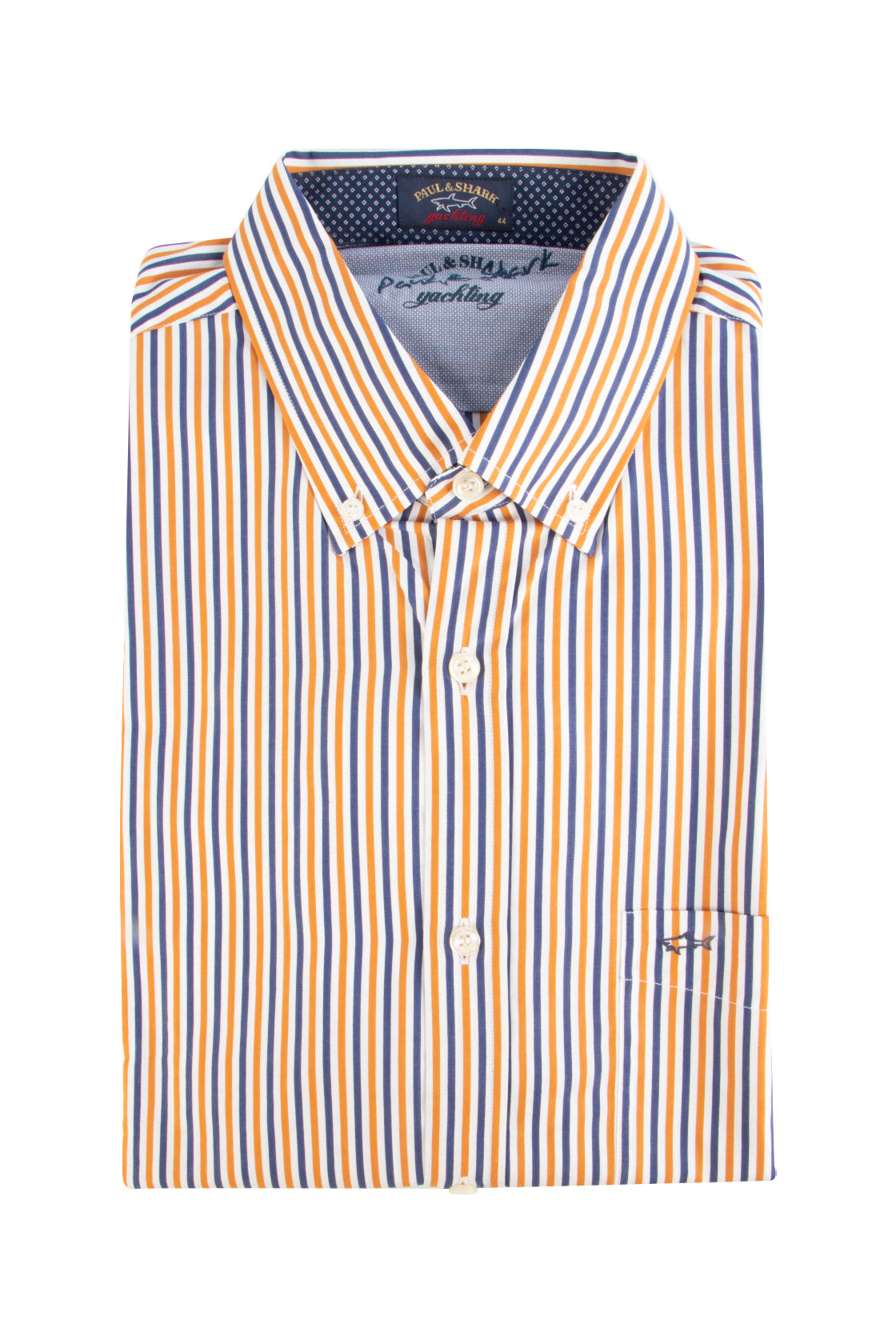 Paul & Shark LS Bengal Stripe Shirt Yellow/Blue