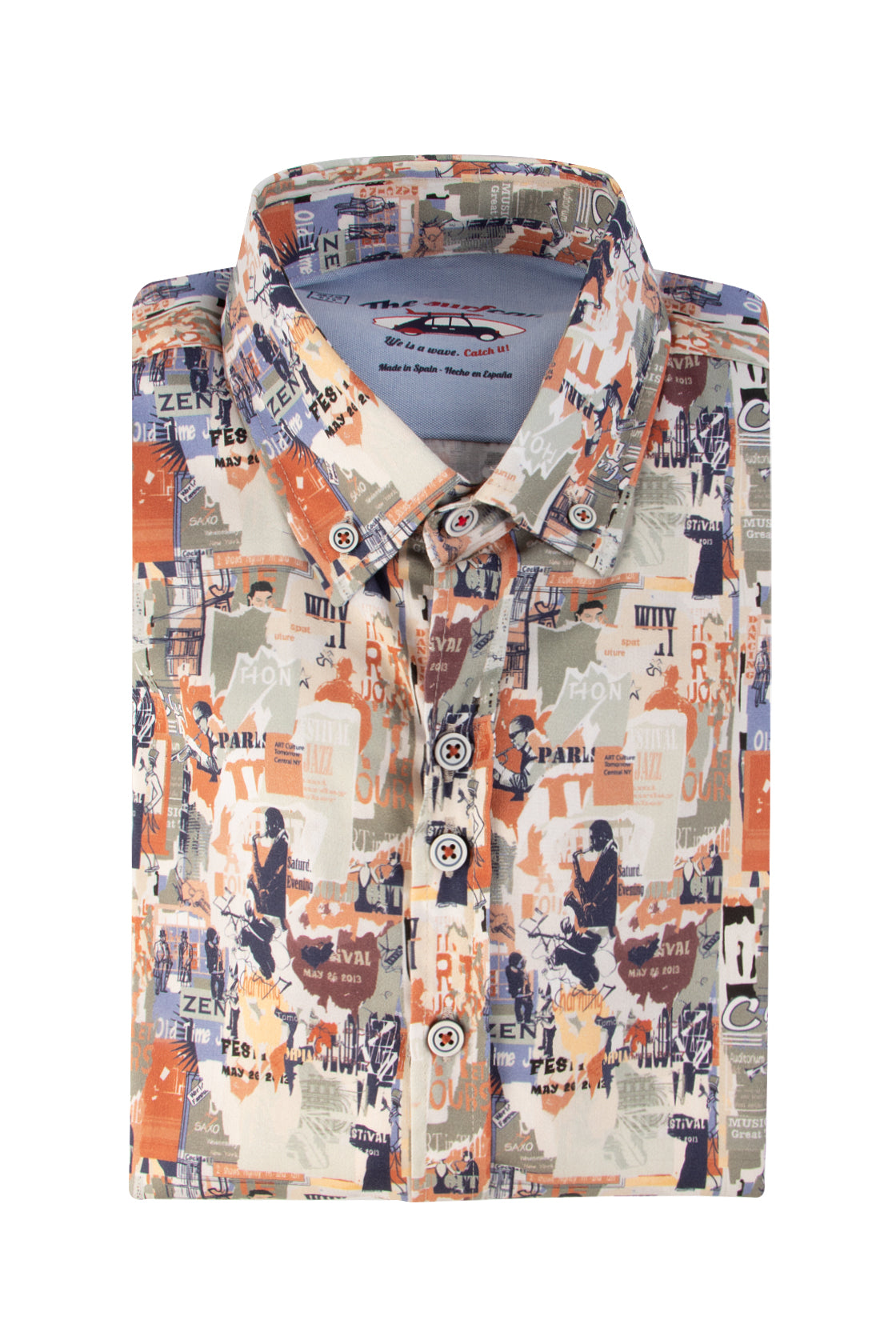 The Surf Car SLisbo Digital Print LS Shirt Jazz
