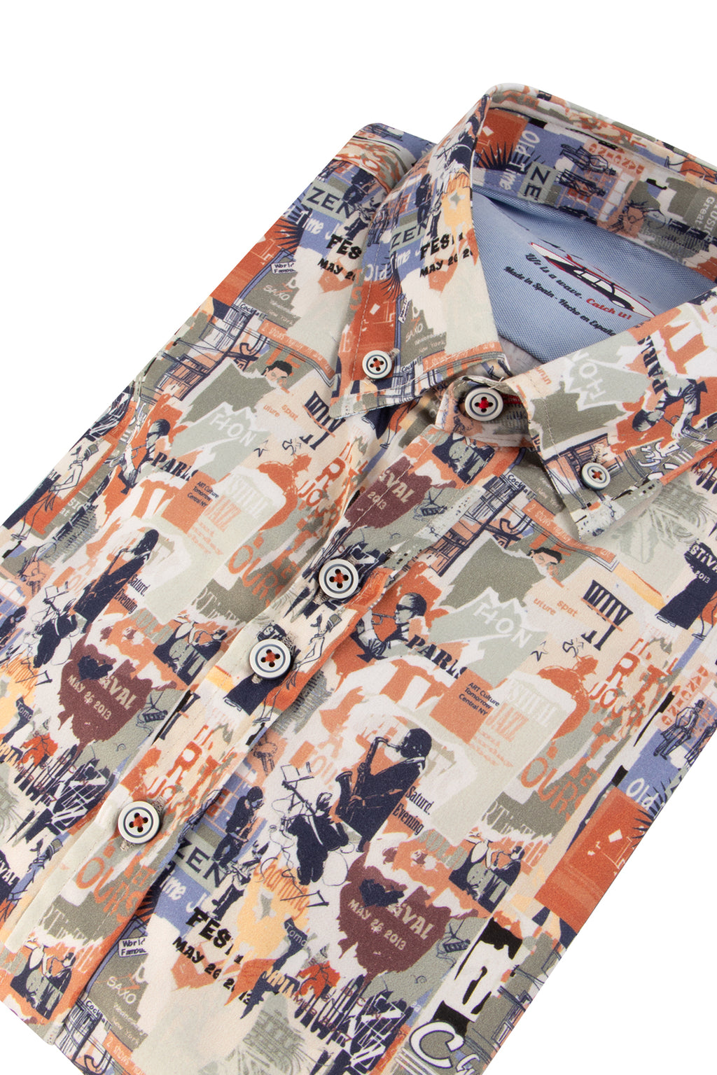 The Surf Car SLisbo Digital Print LS Shirt Jazz