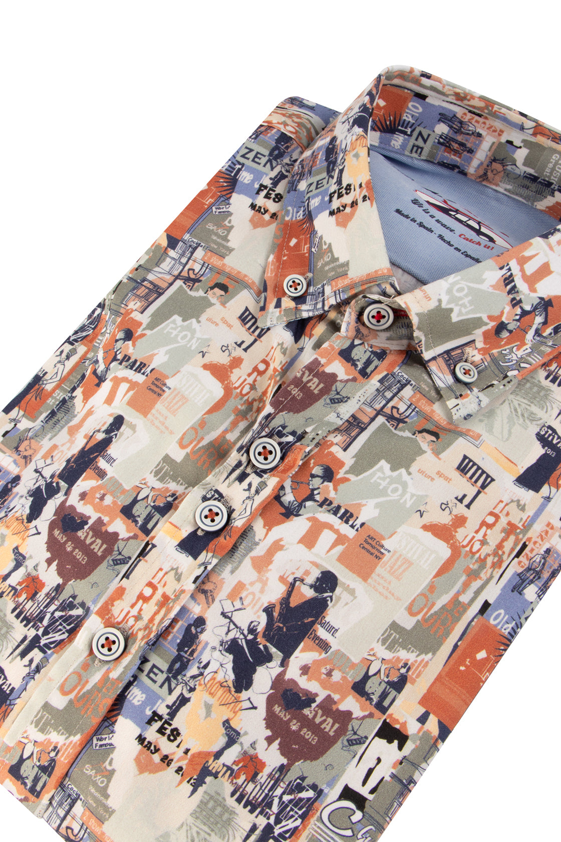 The Surf Car SLisbo Digital Print LS Shirt Jazz