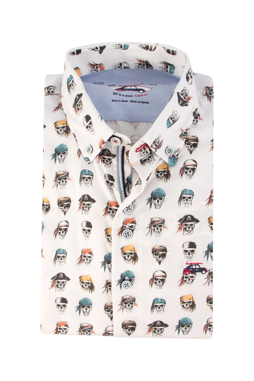 The Surf Car SLisbo Digital Print LS Shirt Pirates