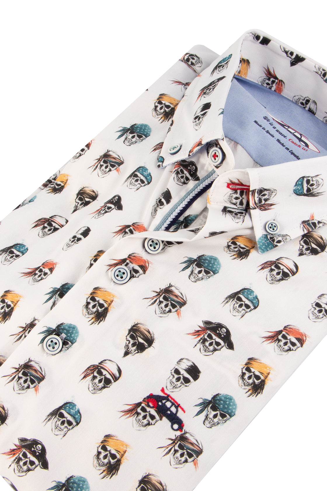 The Surf Car SLisbo Digital Print LS Shirt Pirates