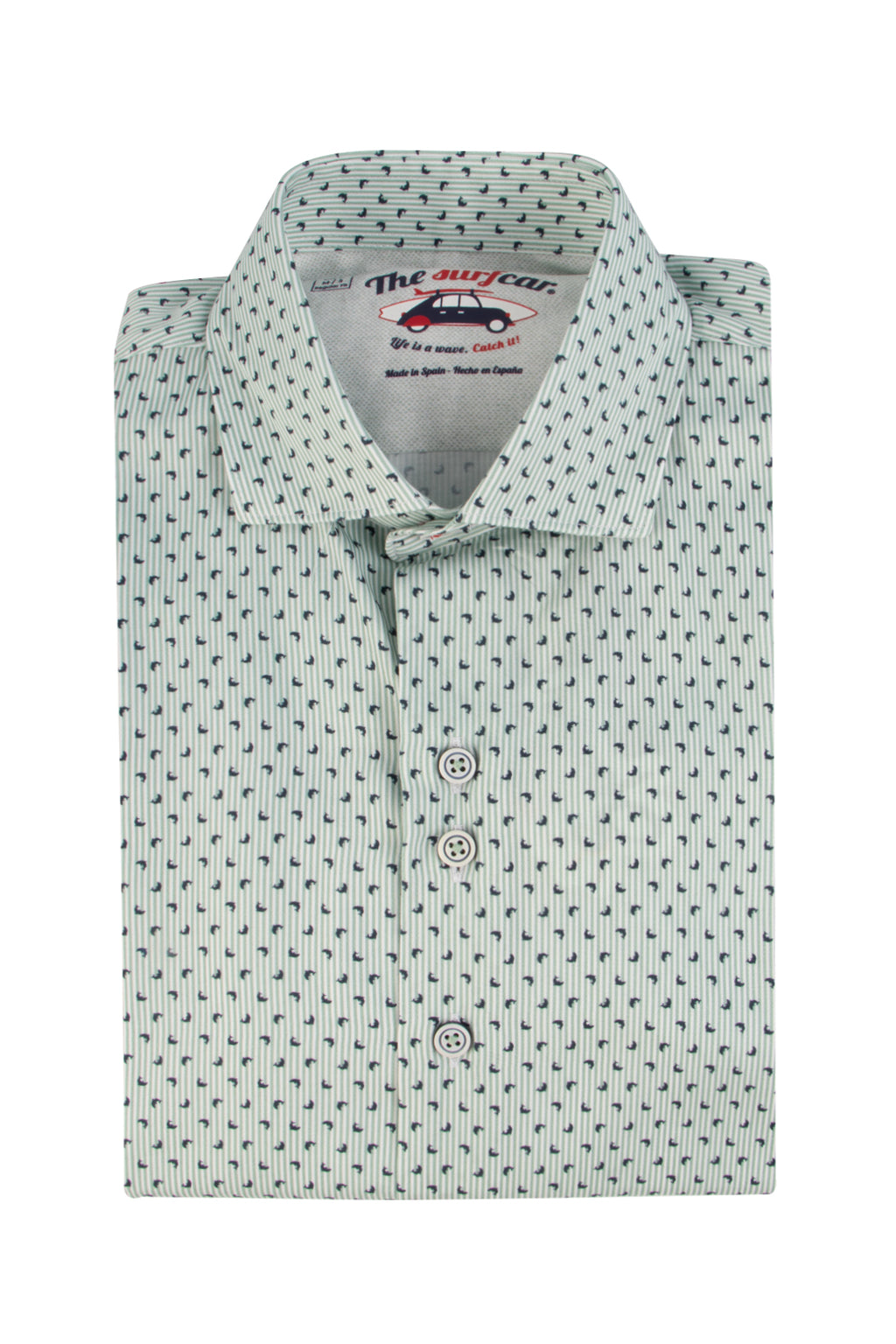 The Surf Car SPorto Digital Print LS Shirt Dolphin