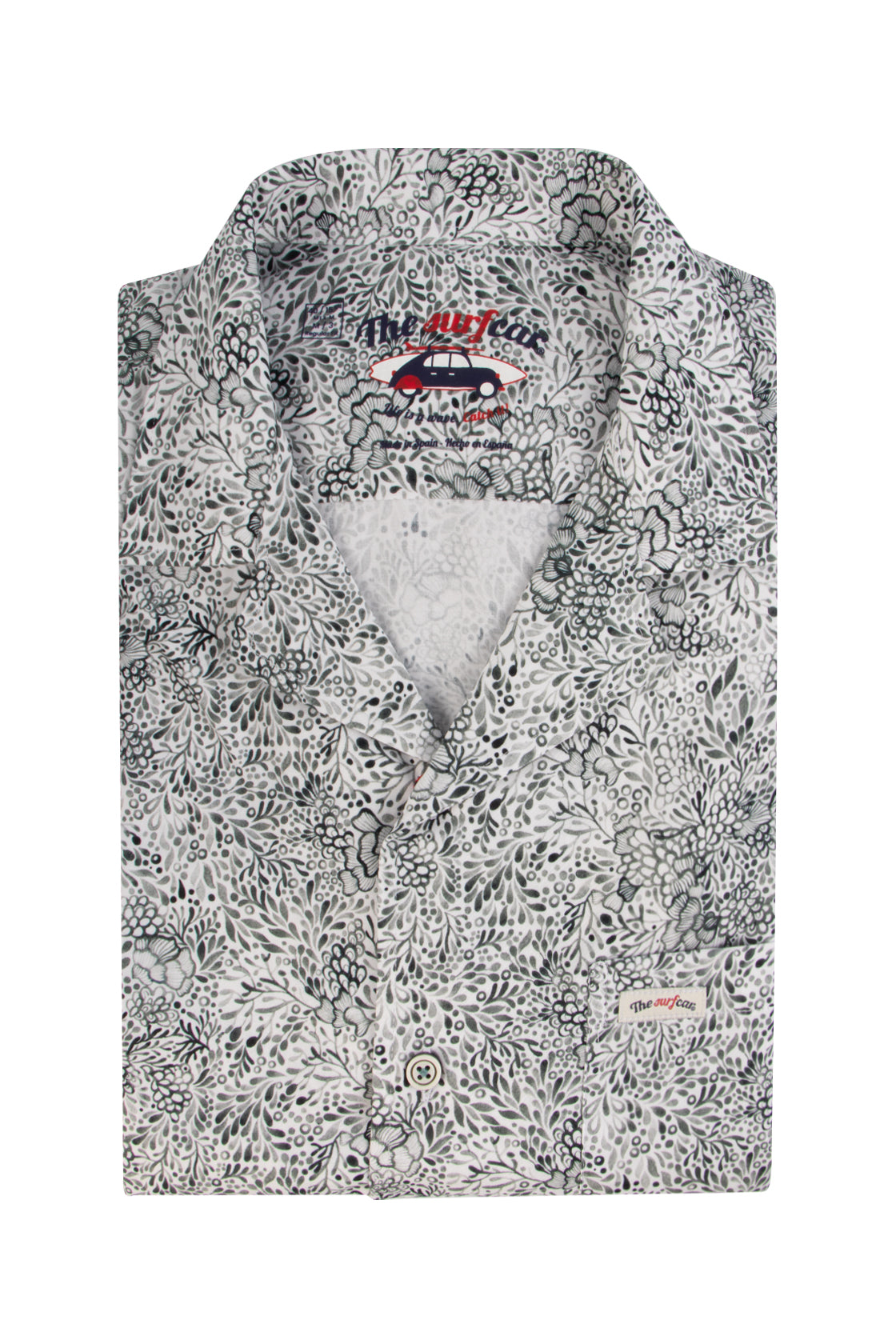 The Surf Car SBowl Digital Print SS Shirt Floral Prints