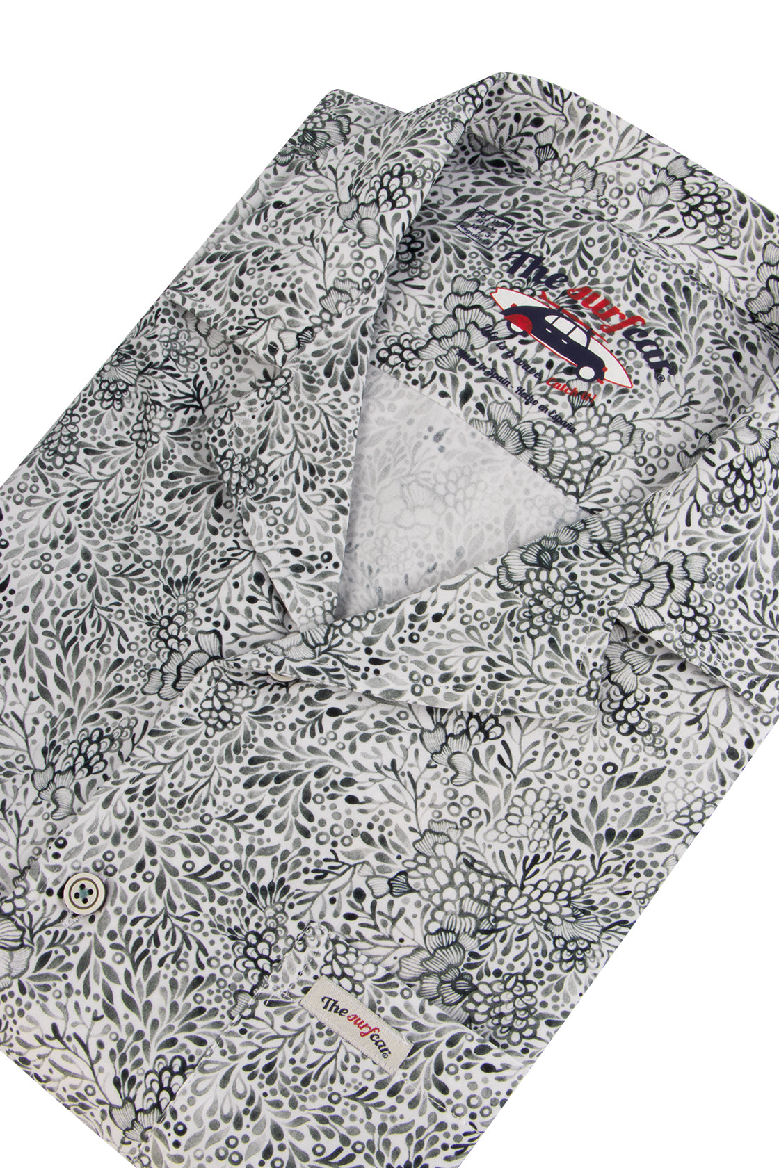 The Surf Car SBowl Digital Print SS Shirt Floral Prints
