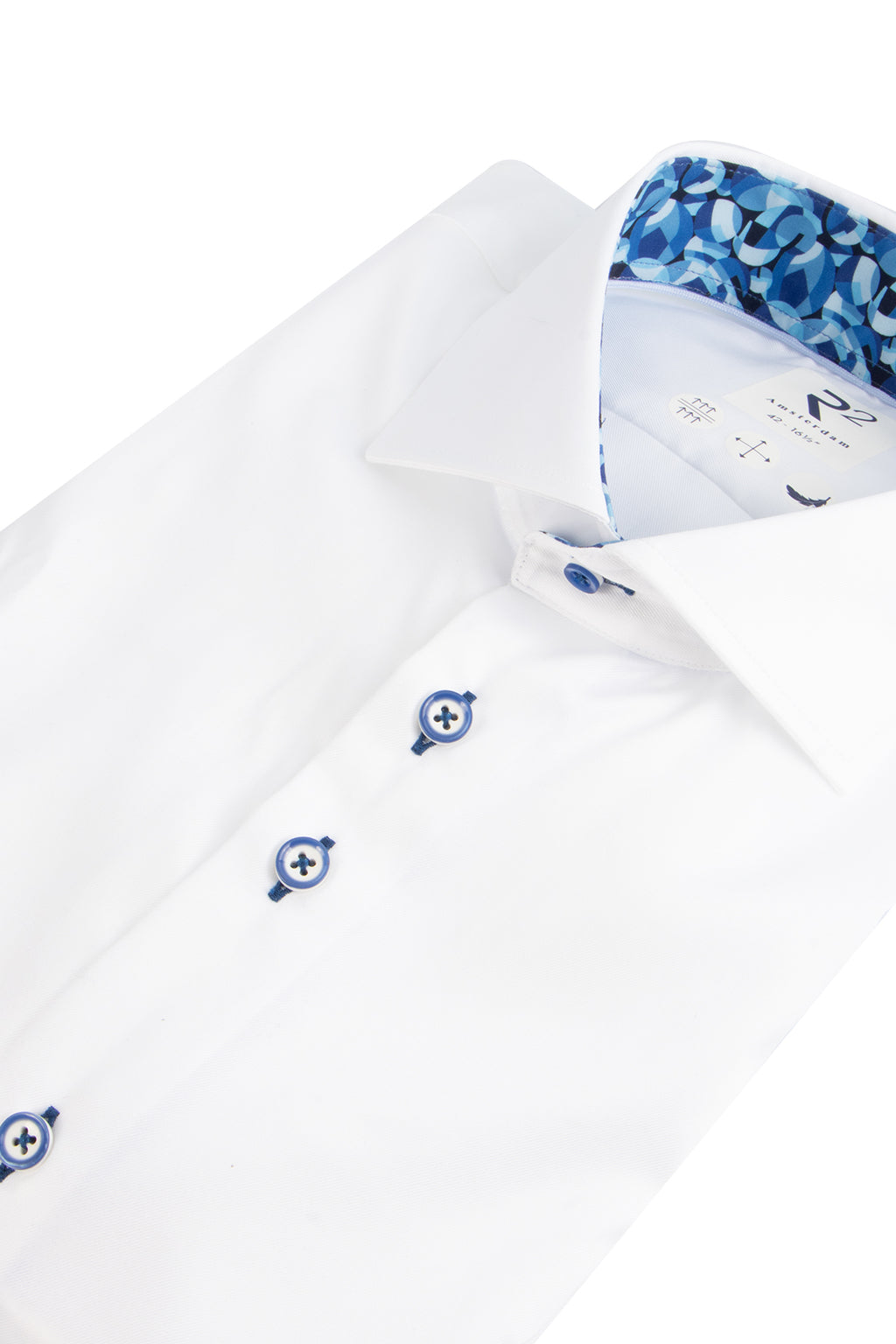 R2 Amsterdam Cotton LS Shirt White