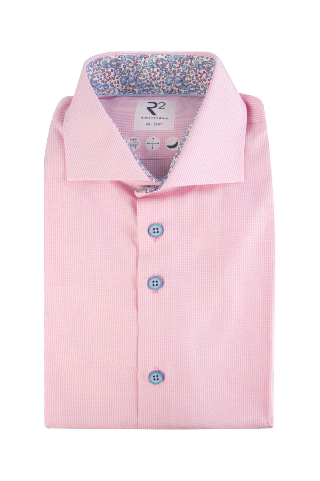 R2 Amsterdam Cotton LS Shirt Pink