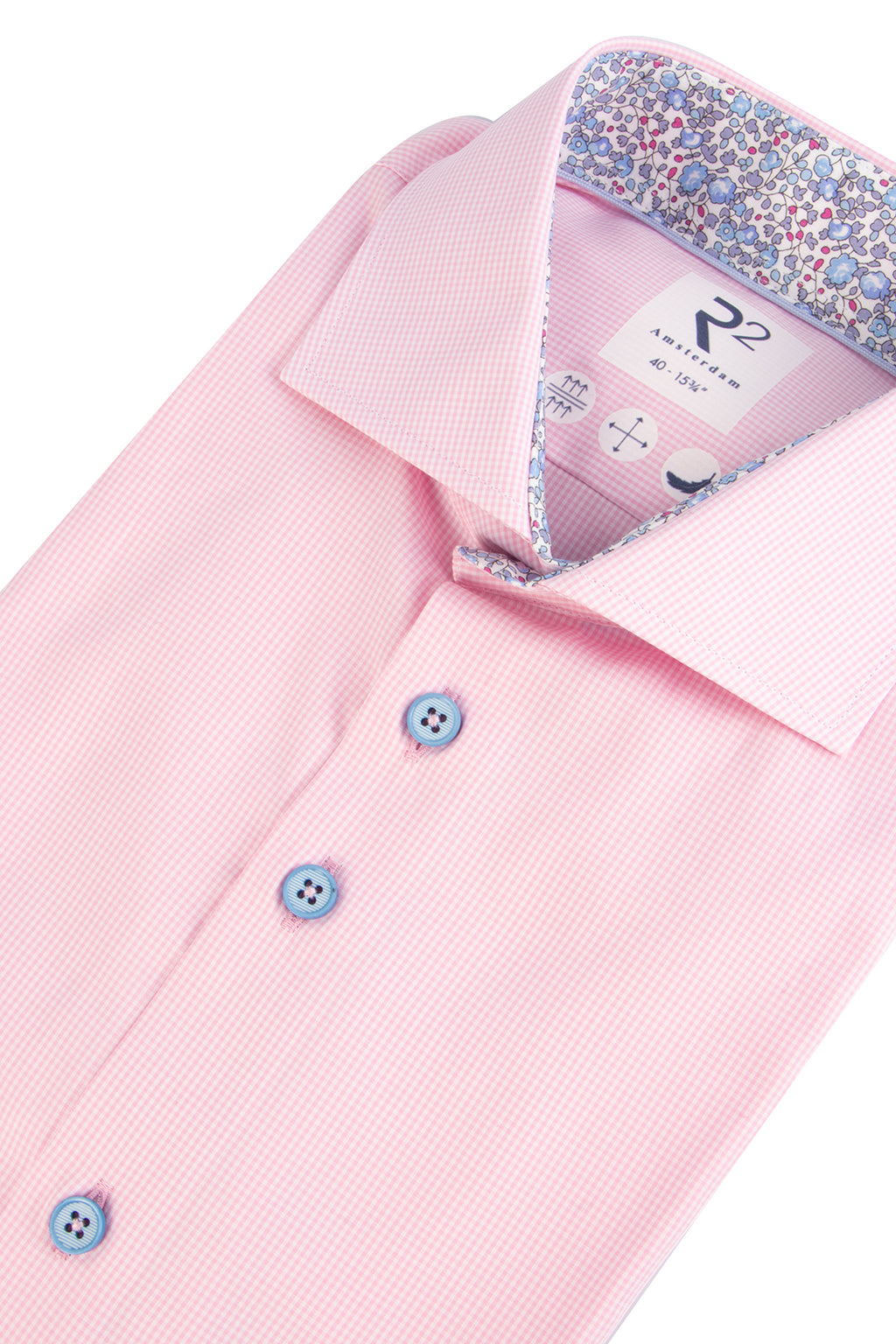 R2 Amsterdam Cotton LS Shirt Pink
