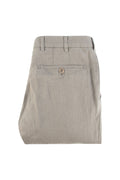 Meyer Roma Linen Sports Trousers 32L Green