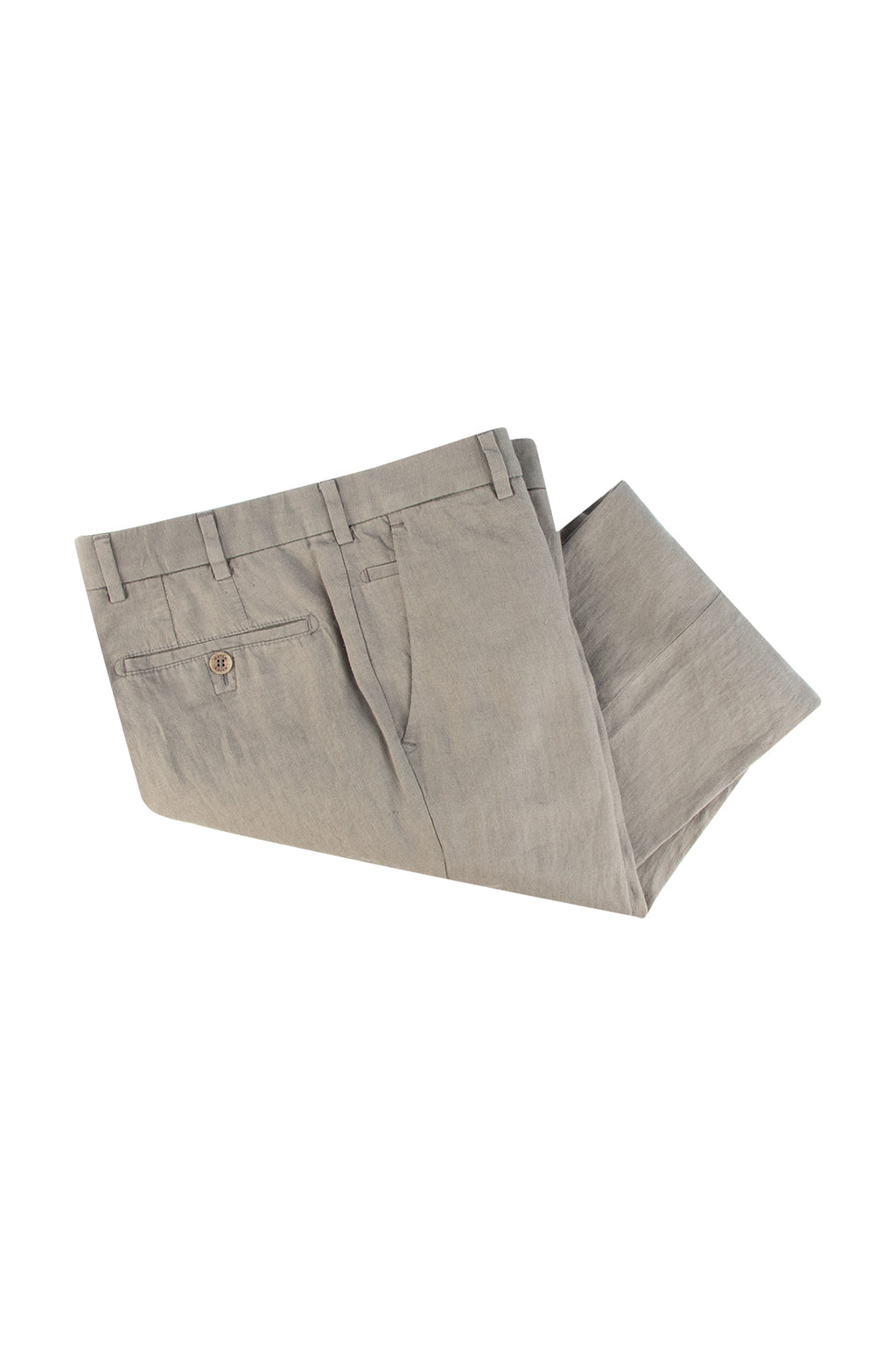 Meyer Roma Linen Sports Trousers 32L Green