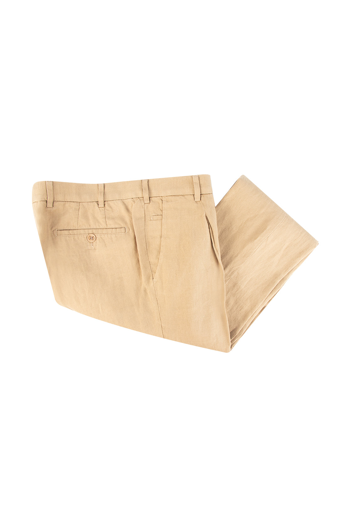 Meyer Roma Linen Sports Trousers 32L Brown